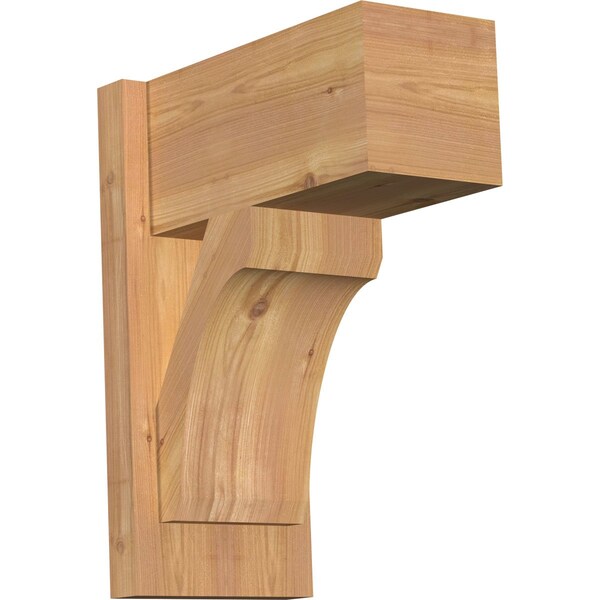 Ekena Millwork Legacy Block Smooth Outlooker, Western Red Cedar, 7 1/2"W x 14"D x 18"H OUT08X14X18LEC05SWR - main